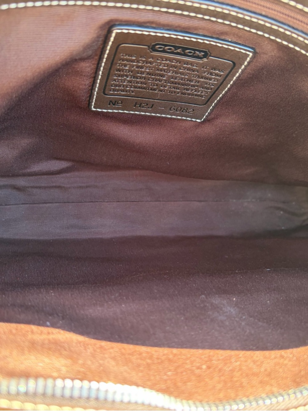 Vintage COACH Signature Slim Shoulder Tote EUCc - Picture 6 of 17
